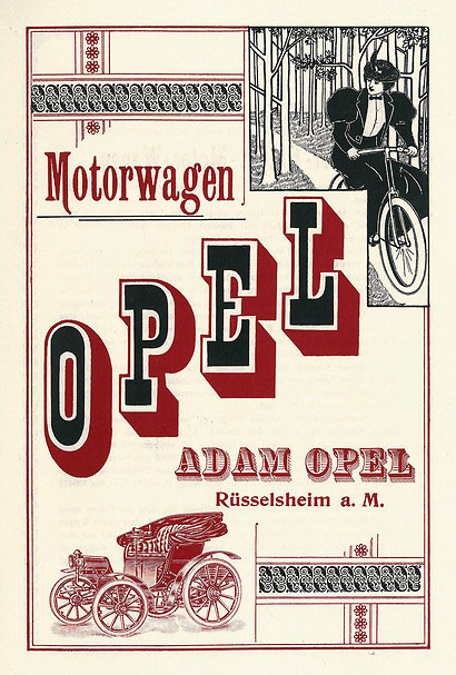 Poster Opel 120 th