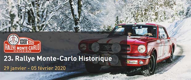 23 Rallye Monte Carlo Historique 29 de enero a 5 febrero 2020