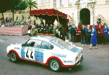 Skoda 1300 RS 1976 rally Monte Carlo