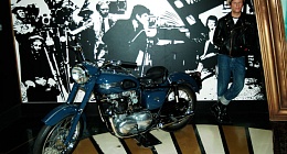 Moto Triumph de la película  