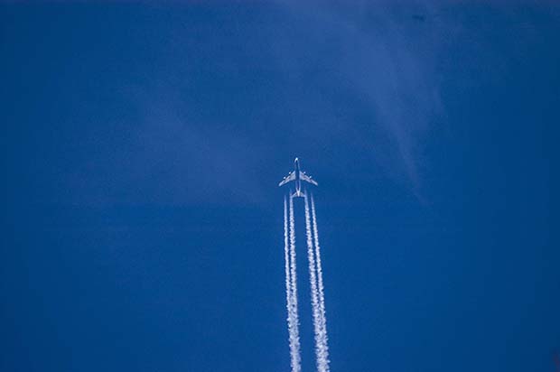 Aviones cambio climático