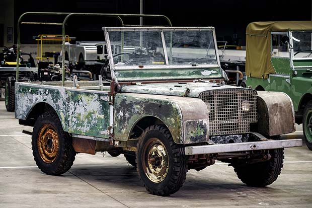 Land Rover para restaurar