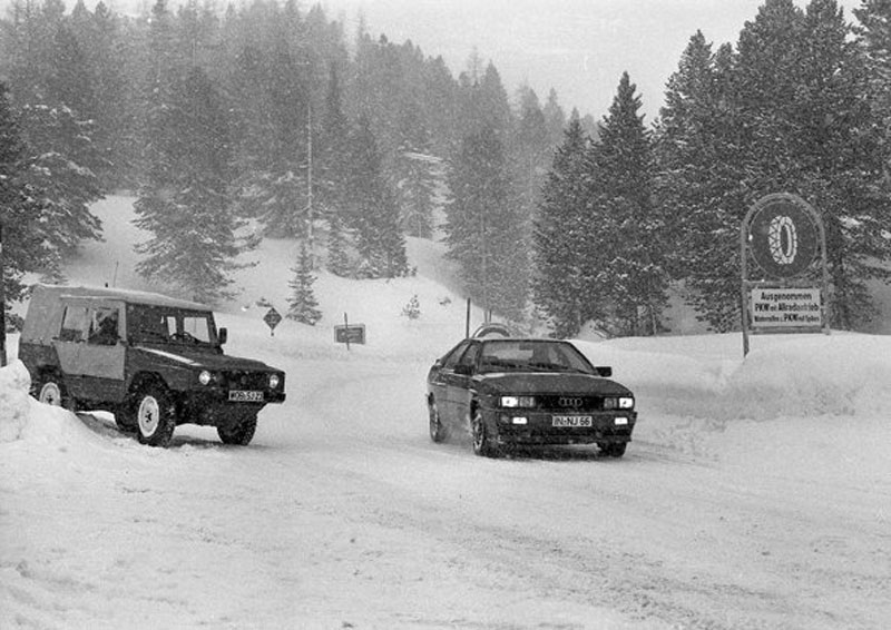 Audi quattro, Automóvil clasico deportivo audi quattro