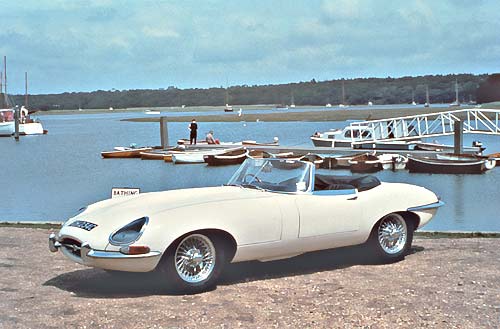 Jaguar E Type Blanco