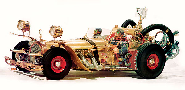 star cars: coche inventado para la película. Il tempo