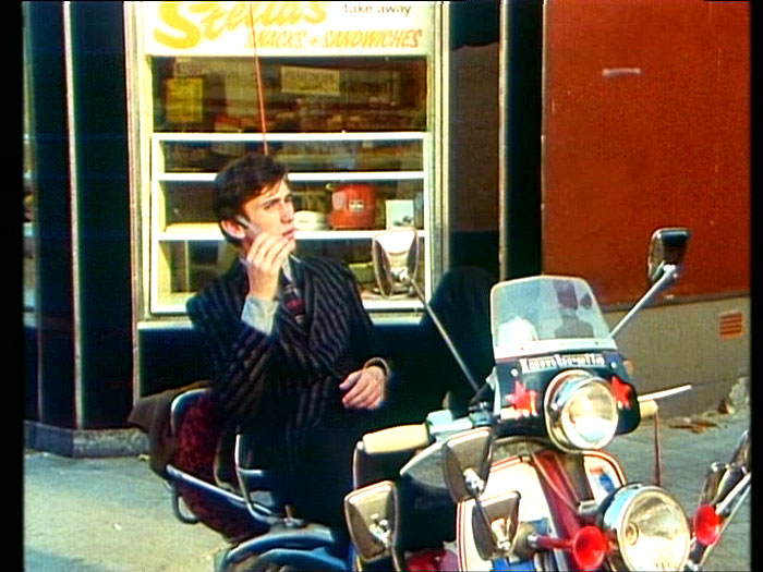 cine motos: lambretta estacionada, QUADROPHENIA (1979)