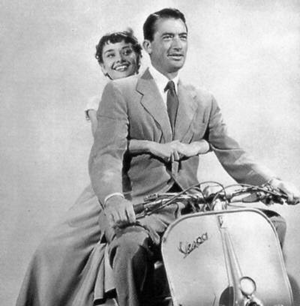 Motos Cine: Vespa, Motos en el Cine: Moto Vespa: Audrey Hepburn