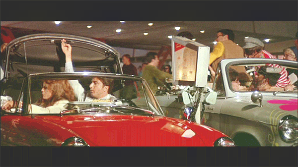 Coches Cine : coche el graduado, Alfa Duetto
