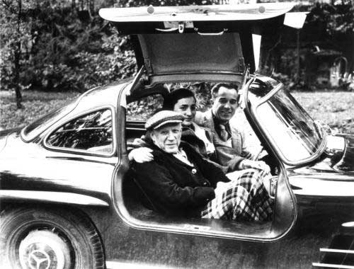 Mercedes 300 SL - Gullwing - Alas de Gaviota - Pablo Picasso y David Duncan