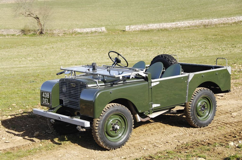Vehiculo Militar - Land Rover - 4x 4 cabrio
