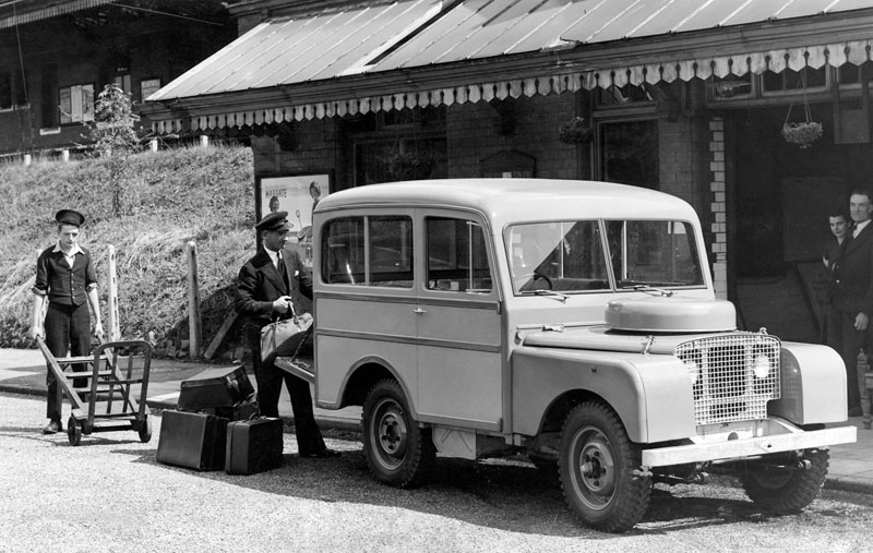 Camioneta clásica Land Rover