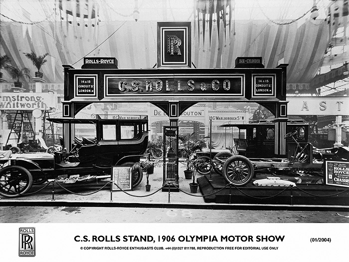 Rolls en el Motorshow de 1906 - Principios siglo XX