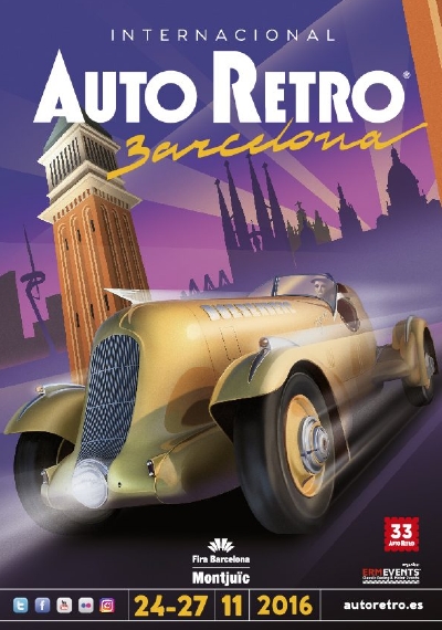 Auto Retro Coches clásicos Barcelona 24 al 27 Noviembre 2016