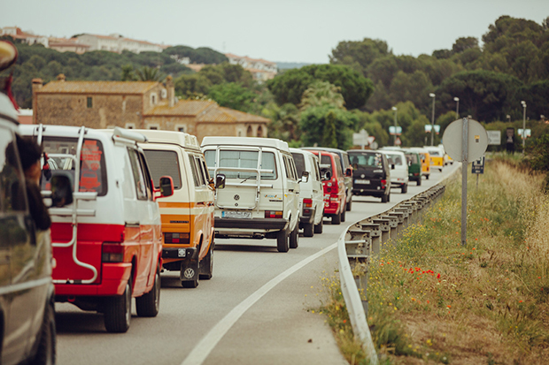 Concentración VW furgo en la Costa Brava