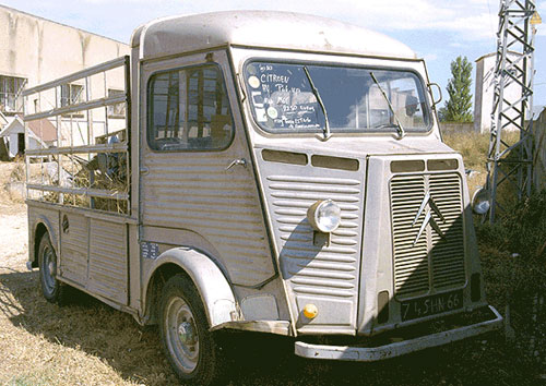 Furgoneta Citroen HY del 47 color girs