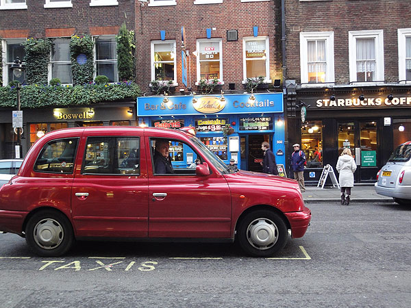 Taxis en Londres